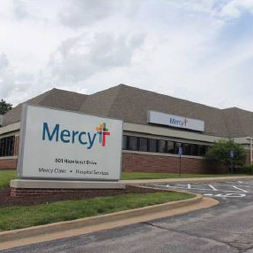 an exterior view of the Mercy Hospital Services building